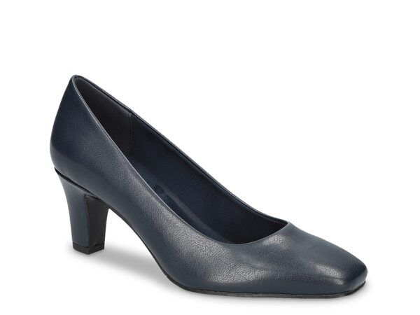 イージーストリート レディース シューズ パンプス Easy Street Poet Pump Navy ネイビー