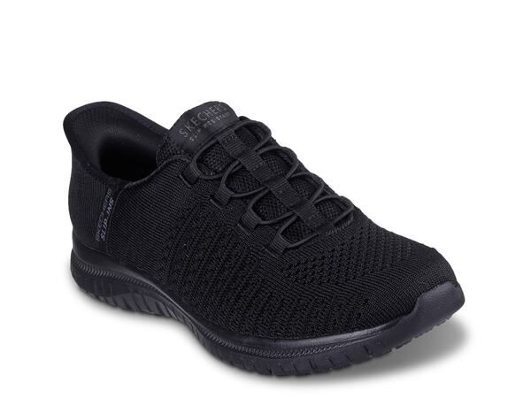 スケッチャーズ レディース シューズ スニーカー Skechers Hands Free SlipIns Work Virtue Valsea Work Sneaker Womens Black ブラ