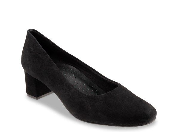 トロッターズ レディース シューズ パンプス Trotters Daria Pump Black Suede ブラック