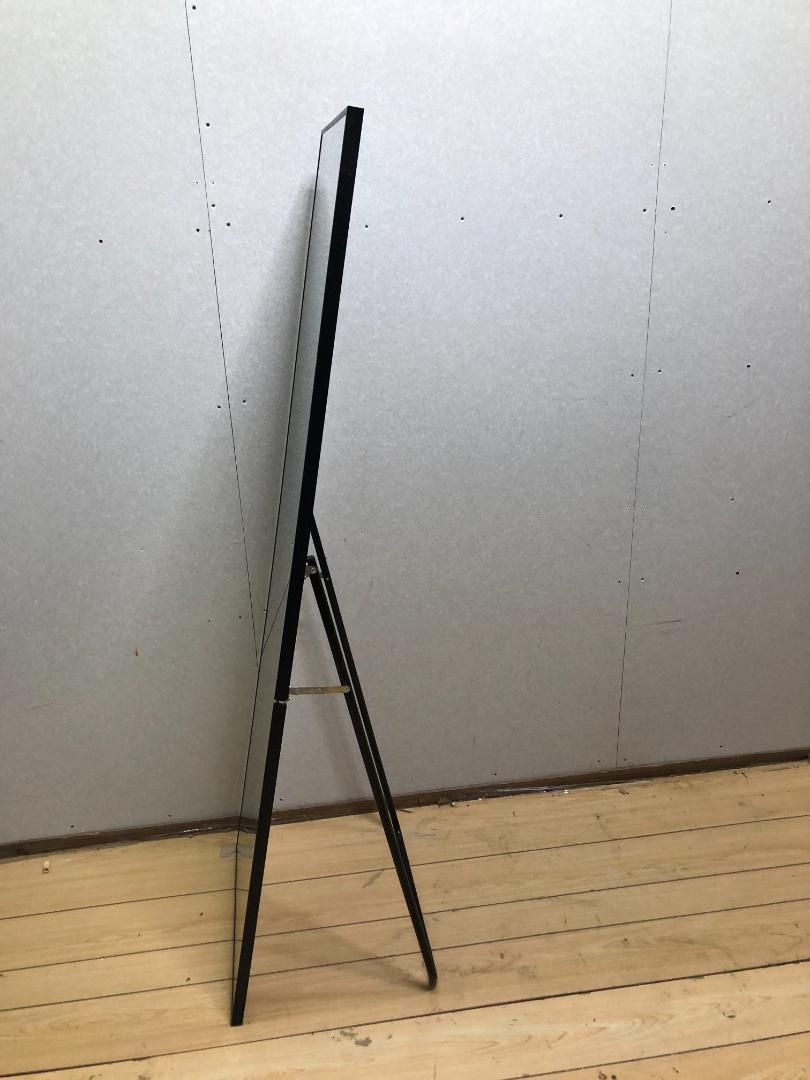 全身鏡 姿見鏡 スタンドミラー 強化ガラス アルミ 直角 壁掛けミラー