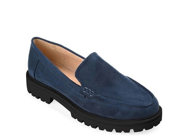 ジュルネ コレクション レディース シューズ スリッポン・ローファー Journee Collection Erika Loafer Navy ネイビー