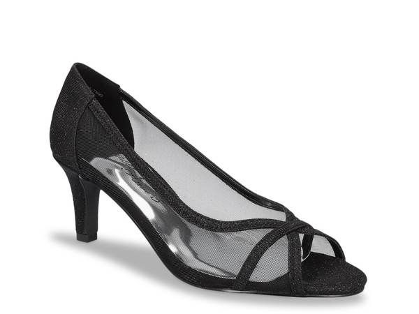 イージーストリート レディース シューズ パンプス Easy Street Picaboo Pump Black Glitter ブラック