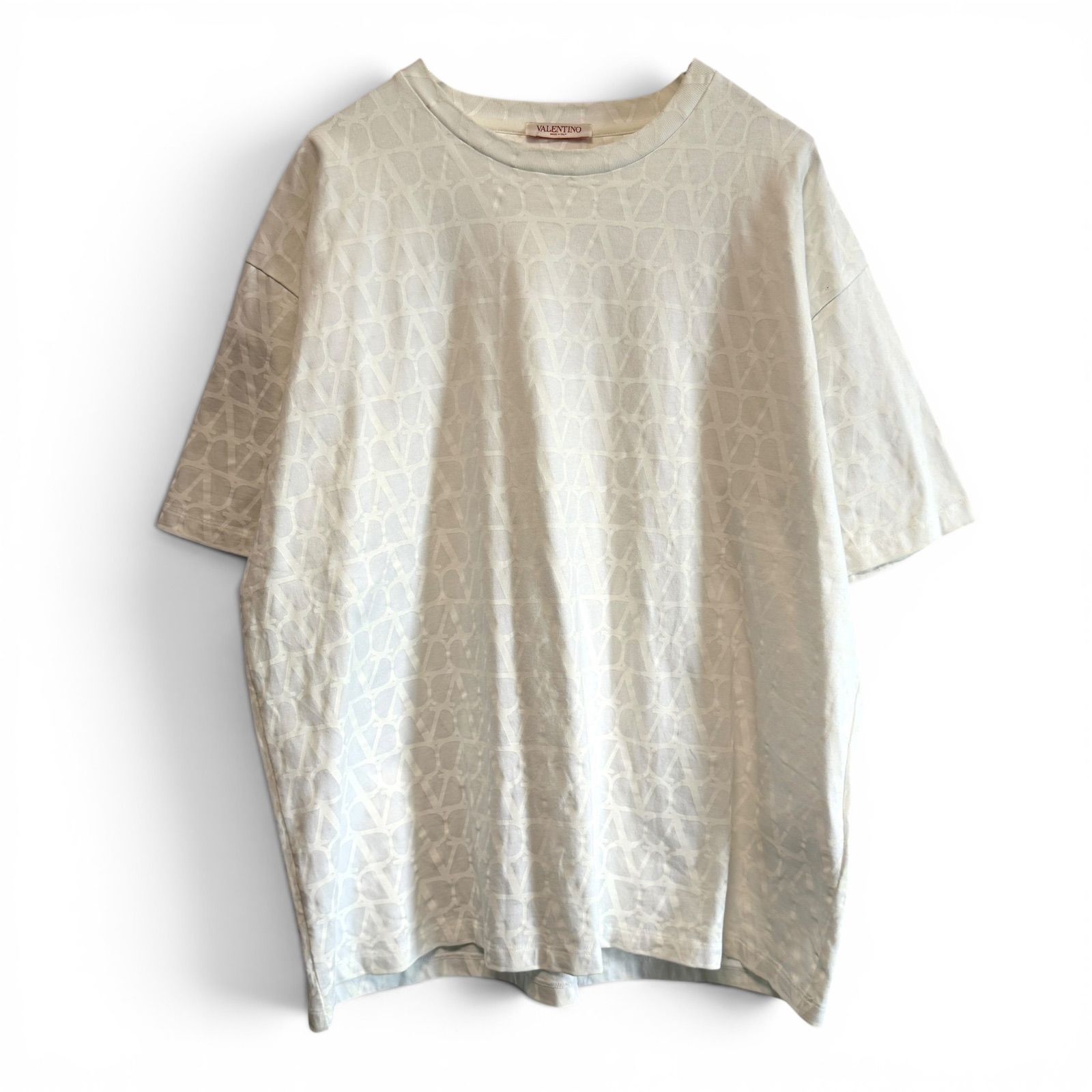 VALENTINO バレンティノ Tシャツ トワル アイコノグラフ Vロゴ総柄
