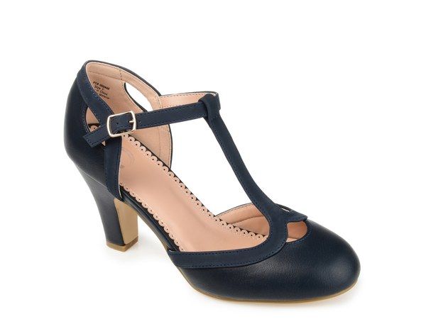 ジュルネ コレクション レディース シューズ パンプス Journee Collection Olina Pump Navy ネイビー