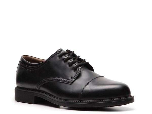 ドッカーズ メンズ シューズ オックスフォード キャップ Dockers Gordon Cap Toe Oxford Black ブラック