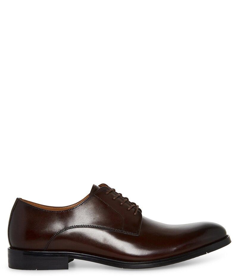 スティーブ マデン メンズ シューズ ドレスシューズ オックスフォード レザー Steve Madden Mens Daedric Leather Oxfords Brown ブラウン