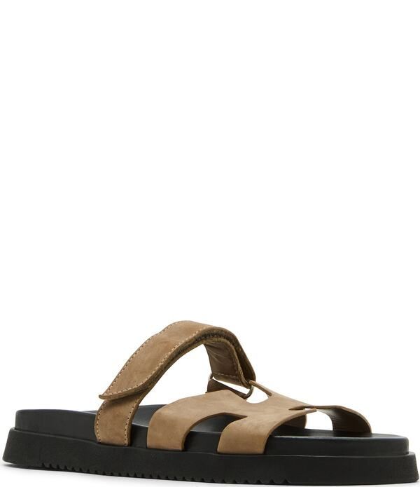 スティーブ マデン レディース シューズ サンダル Steve Madden Mayvenubuck Slide Sandals Tan タン