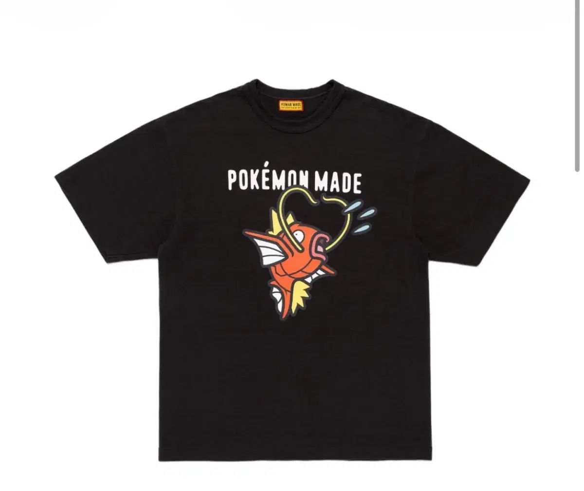 新品 XL HUMAN MADE(ヒューマンメイド) ポケットモンスター 半袖 Tシャツ コイキング ブラック
