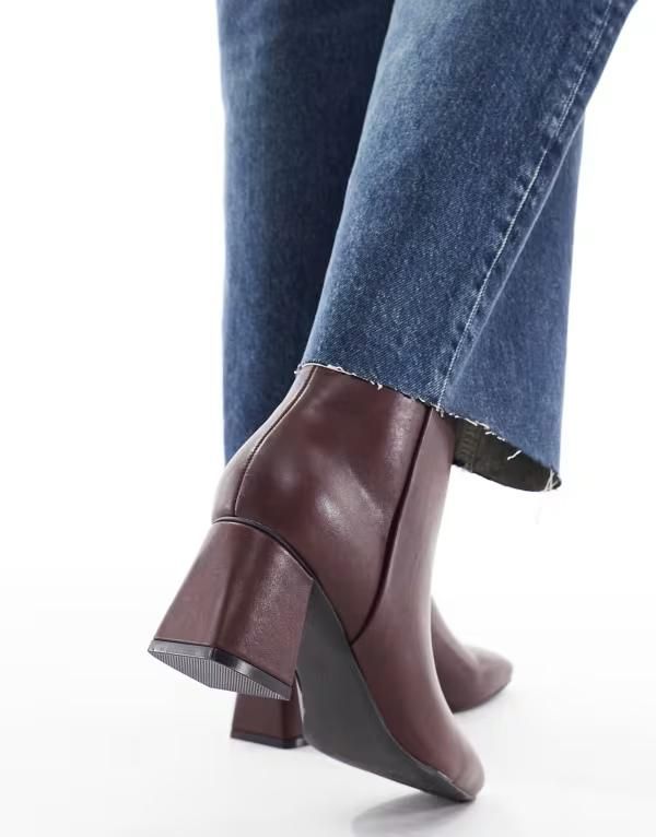 ロンドンレベル レディース シューズ ブーツ・レインブーツ アンクル ブーツ London Rebel Nova mid ankle boots Burgundy pu バーガンディ
