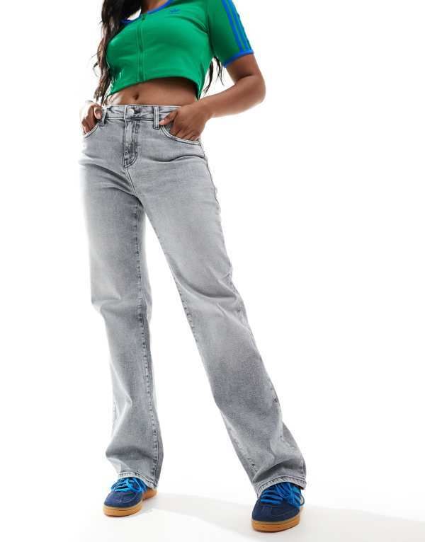 ノイジーメイ レディース ボトムス デニムパンツ ジーンズ Noisy May Yolanda wide jeans in light gray wash Light gray denim グレー