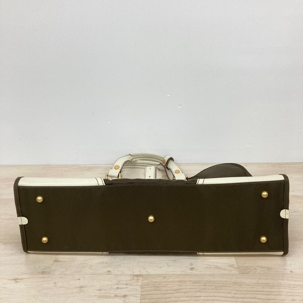 美品 SAZABY サザビー 2way ボストンバッグ/ショルダーバッグ ブラウン
