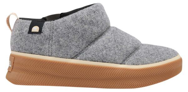 ソレル レディース シューズ スニーカー ミニ SOREL Womens Out N About IV Mini Puffy Slippers Chrome GreyGum 2 グレー
