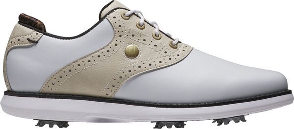 フットジョイ レディース シューズ スニーカー FootJoy Womens Traditionsaddle Golf Shoes WhiteTanBlack ホワイト