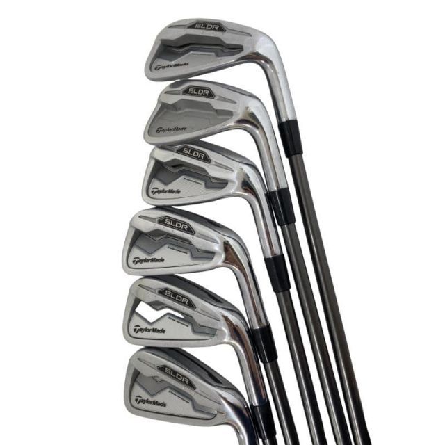【中古】 テーラーメイド SLDR 6S アイアンセット IR TM7-214 (フレックスS) メンズ 男性用 右利き 右用 Cランク ゴルフクラブ