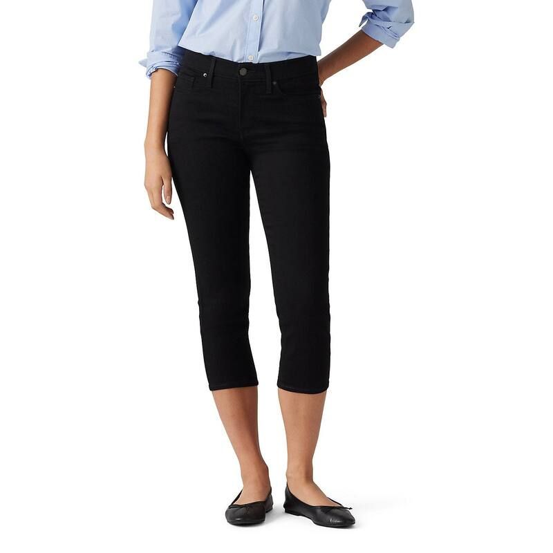 リーバイス レディース ボトムス カジュアルパンツ キャップ Womens Levis 311 Shaping Capris Black ブラック