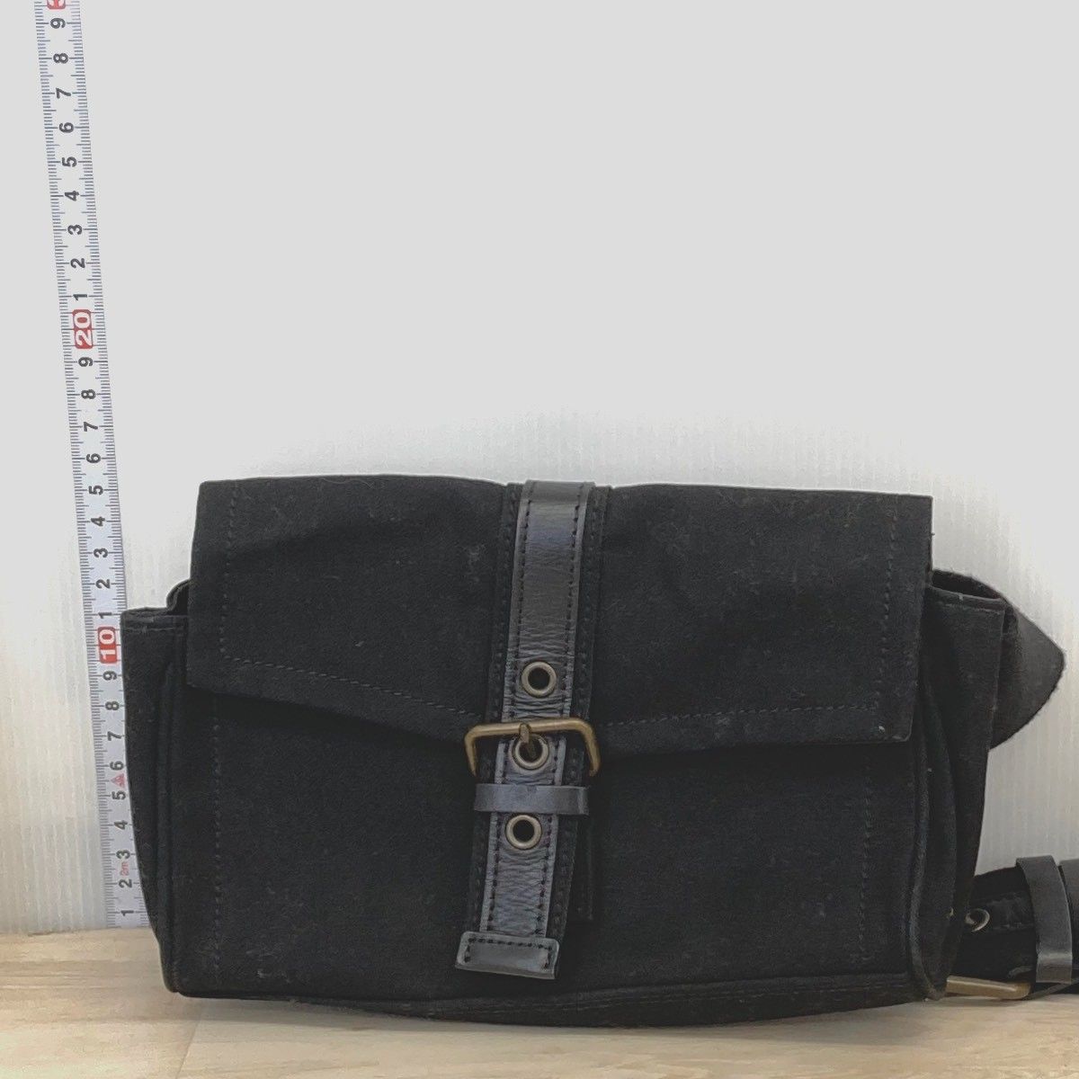 【極美品】agnis b. VOYAGE クロスボディバッグ ウエストポーチ agnes b. VOYAGE アニエスベー ウエストポーチ/ボディバッグ ブラック