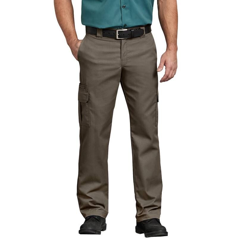 ディッキーズ メンズ ボトムス カジュアルパンツ カーゴパンツ Mens Dickies FLEX RegularFit StraightLeg Cargo Pants Mushroom