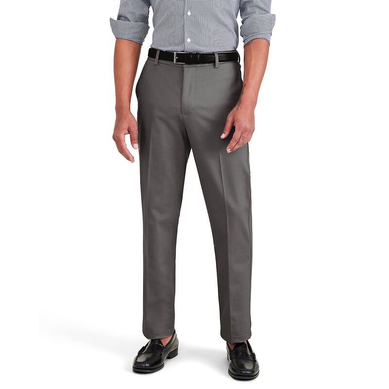 ドッカーズ メンズ ボトムス カジュアルパンツ Mens Dockersignature IronFree Stain Defender SlimFit Khaki Pants Burma Gray