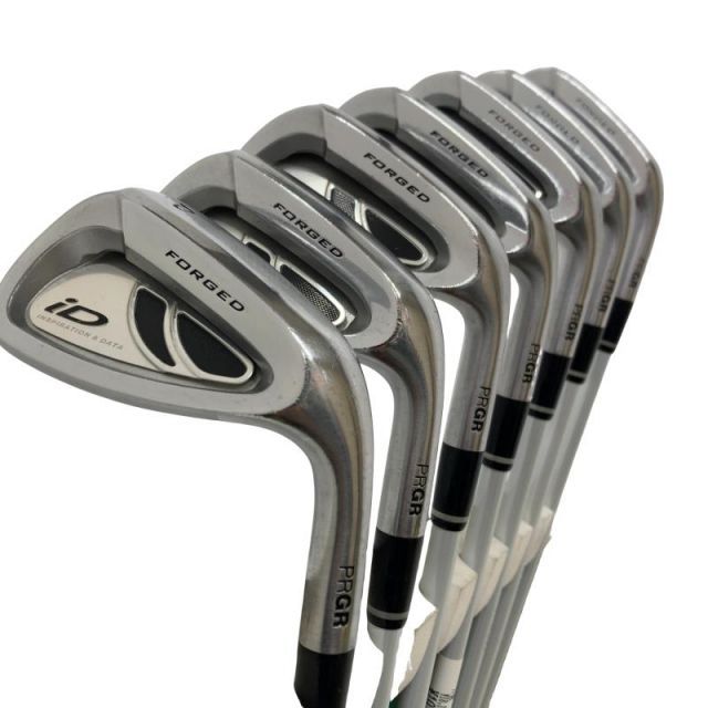 【中古】 プロギア iD FORGED 8S アイアンセット IR リシャフト (フレックスその他) メンズ 男性用 右利き 右用 Cランク ゴルフクラブ