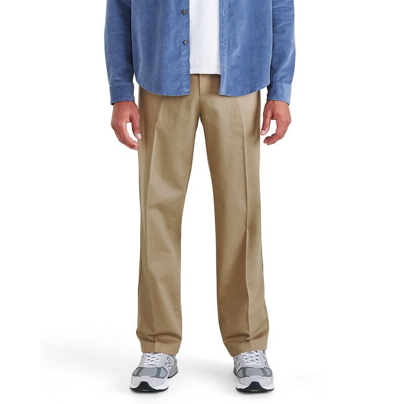 ドッカーズ メンズ ボトムス カジュアルパンツ Mens Dockersignature IronFree Stain Defender ClassicFit Khaki Pants British