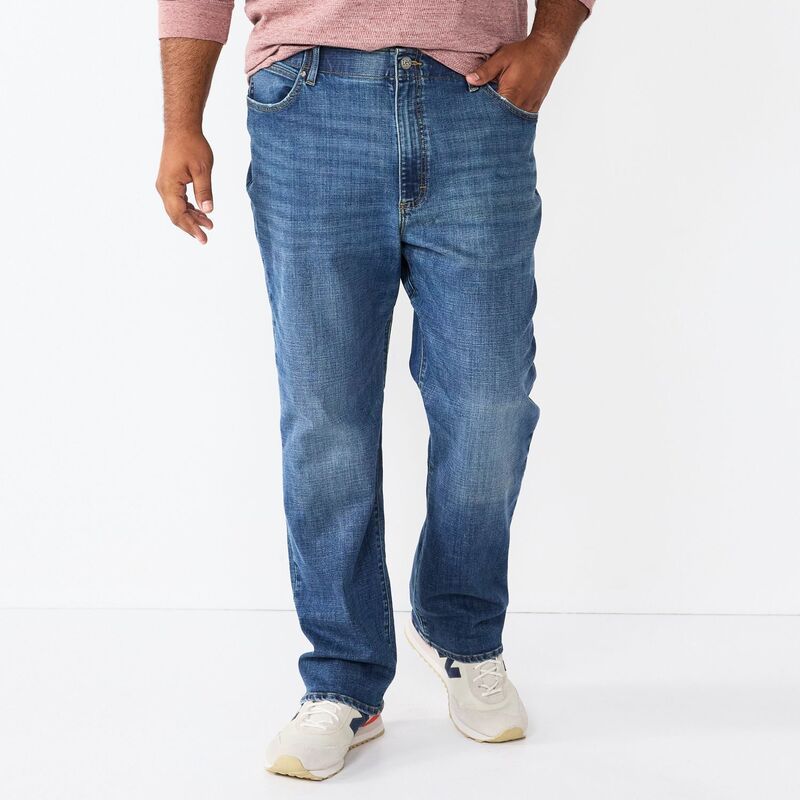 リー メンズ ボトムス デニムパンツ トール ジーンズ Big Talleextreme Motion MVP RelaxedFit StraightLeg Jeans King