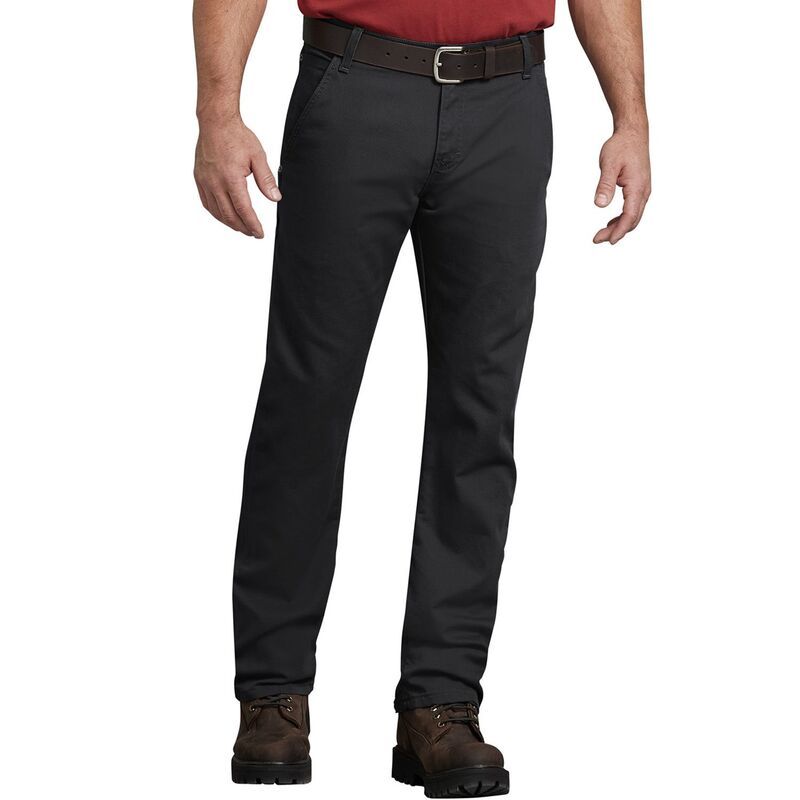 ディッキーズ メンズ ボトムス カジュアルパンツ Mens Dickies FLEX RegularFit StraightLeg Tough Max Carpenter Pants Black ブラ