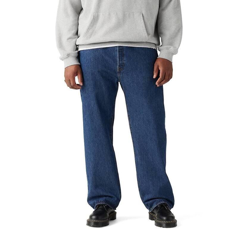 リーバイス メンズ ボトムス デニムパンツ トール ジーンズ Big Tallevis 501 Original ShrinkToFit Jeans Dark Stonewash
