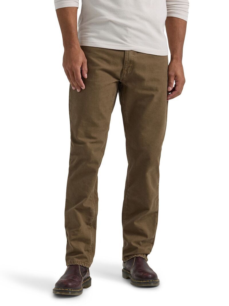 リー メンズ ボトムス デニムパンツ リラックスフィット ジーンズ Mens Lee Legendary Relaxed Fit FleeceLined StraightLeg Jeans Teak