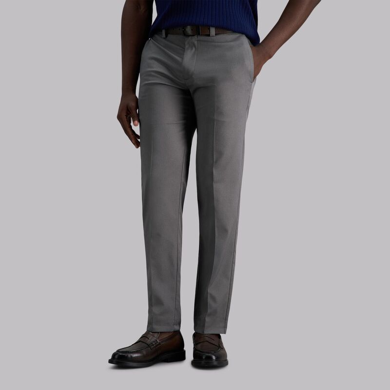 ハガー メンズ ボトムス カジュアルパンツ Mens Haggar Cool Right Performance Flex StraightFit FlatFront Pants Heather Gr
