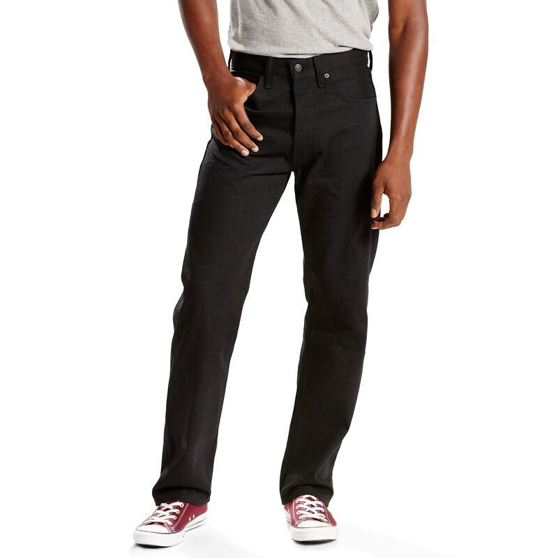 リーバイス メンズ ボトムス デニムパンツ ジーンズ Mens Levis 501 Original ShrinkToFit Jeans Modern Black ブラック