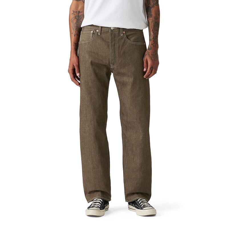リーバイス メンズ ボトムス デニムパンツ ジーンズ Mens Levis 501 Original ShrinkToFit Jeans Dark Brown Rigid ブラウン 13,285円