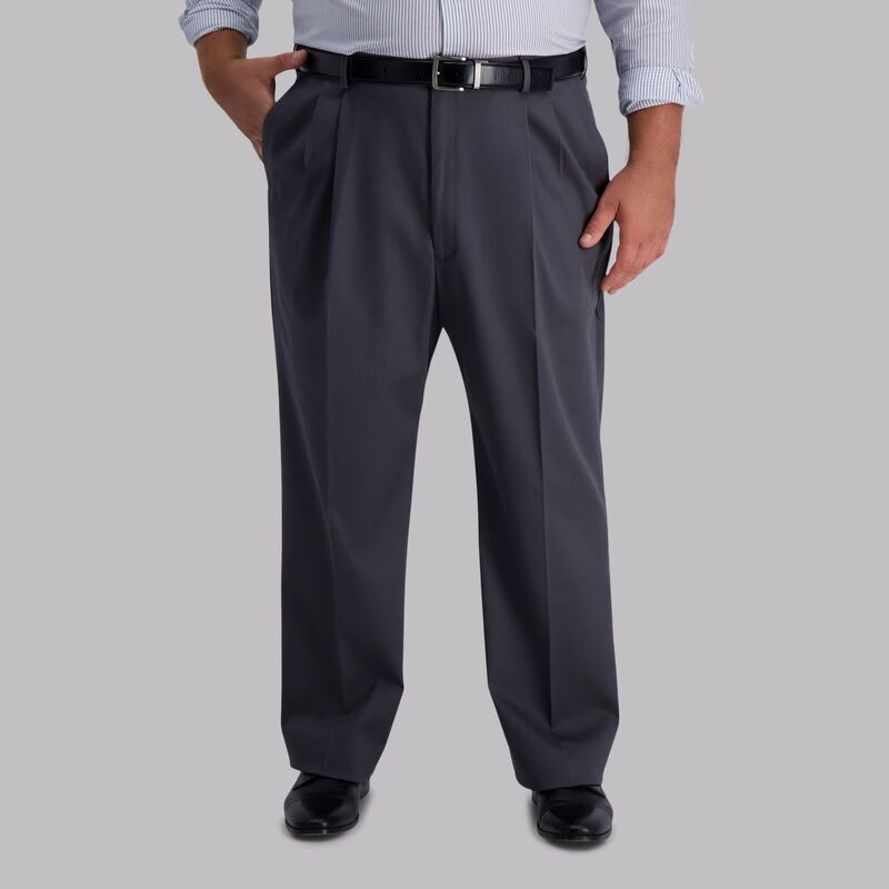 ハガー メンズ ボトムス カジュアルパンツ プリーツ トール Big Tall Haggar Premium NoIron Khaki Stretch ClassicFit Pleated Expan