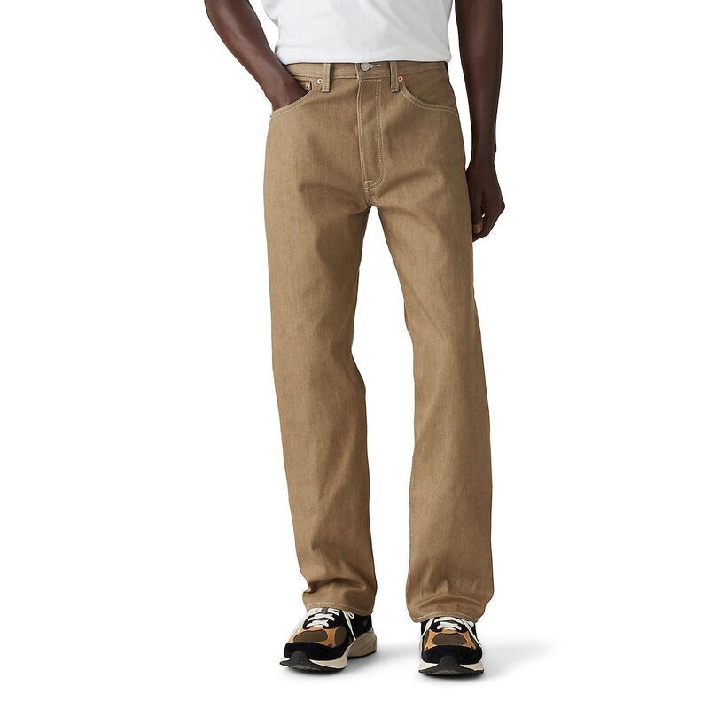 リーバイス メンズ ボトムス デニムパンツ ジーンズ Mens Levis 501 Original ShrinkToFit Jeans Beige Rigid ベージュ