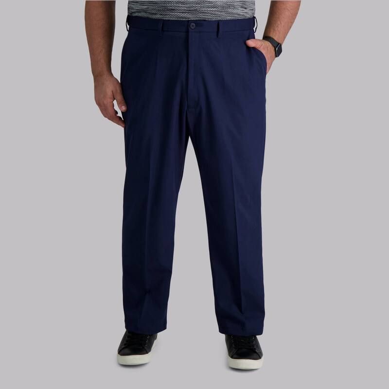 ハガー メンズ ボトムス カジュアルパンツ トール Big Tall Haggar Cool Right ClassicFit FlatFront Performance Flex Pants Mid