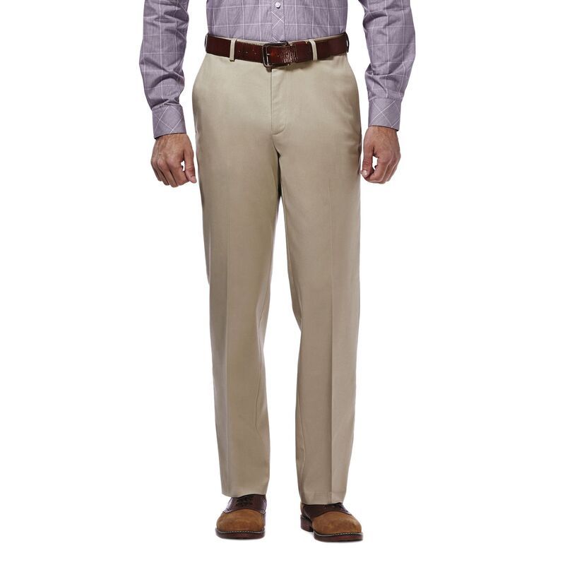 ハガー メンズ ボトムス カジュアルパンツ Men s Haggar Premium NoIron Khaki Stretch ClassicFit FlatFront Expandable Wais