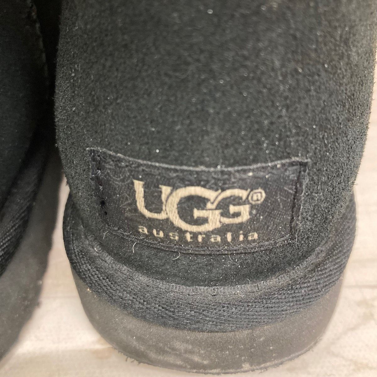 UGG ムートンブーツ ブラック 24cm(USA 7/EU 38) S/N 5803 アグ