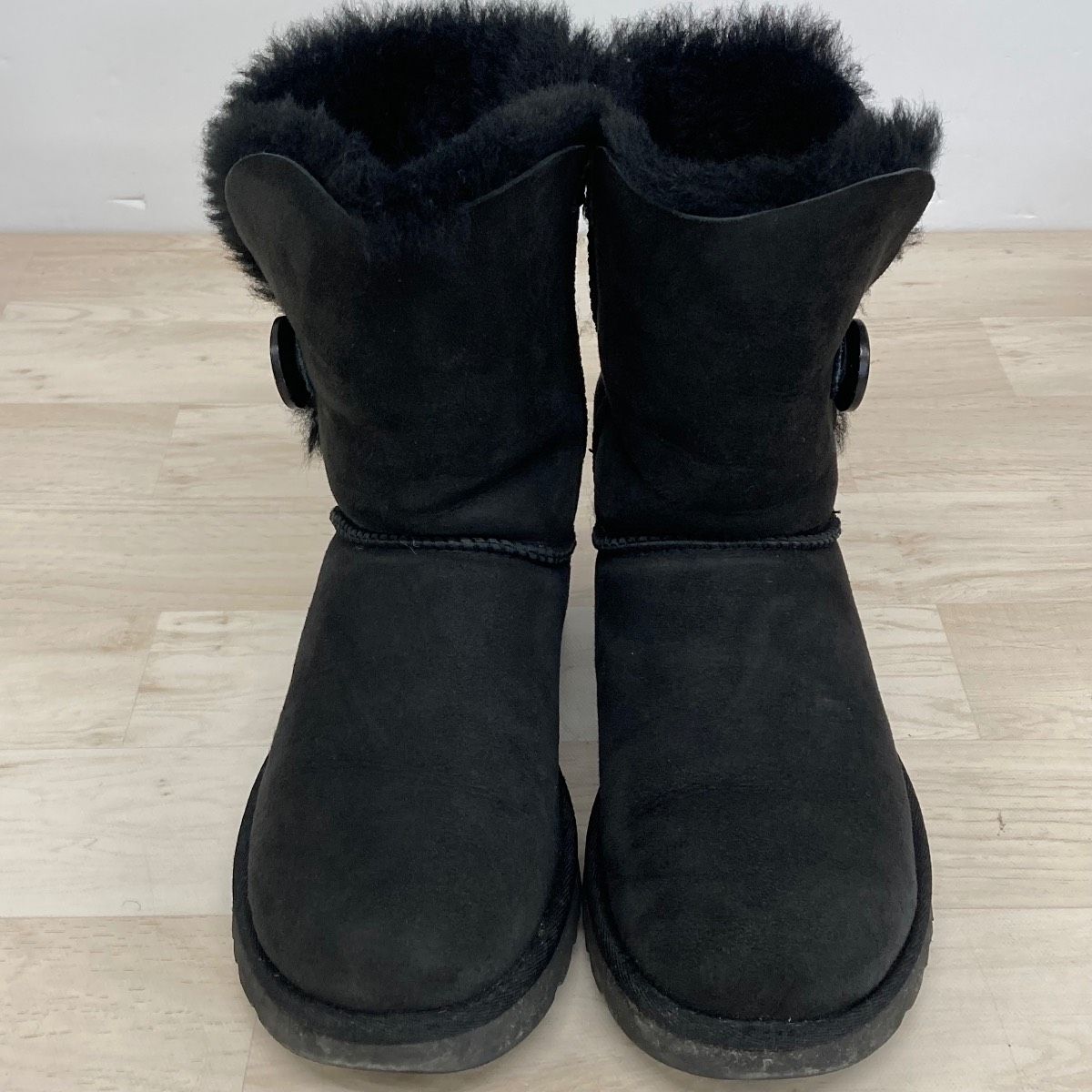 UGG ムートンブーツ ブラック 24cm(USA 7/EU 38) S/N 5803 アグ