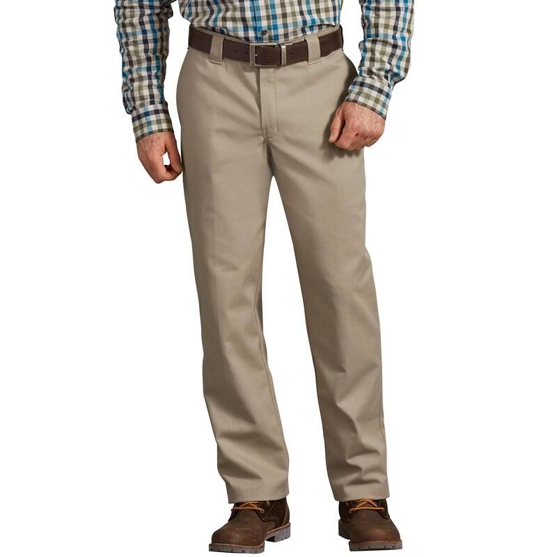 ディッキーズ メンズ ボトムス カジュアルパンツ Mens Dickies RegularFit ActiveWaistband Work Pants Desert Sand サンド