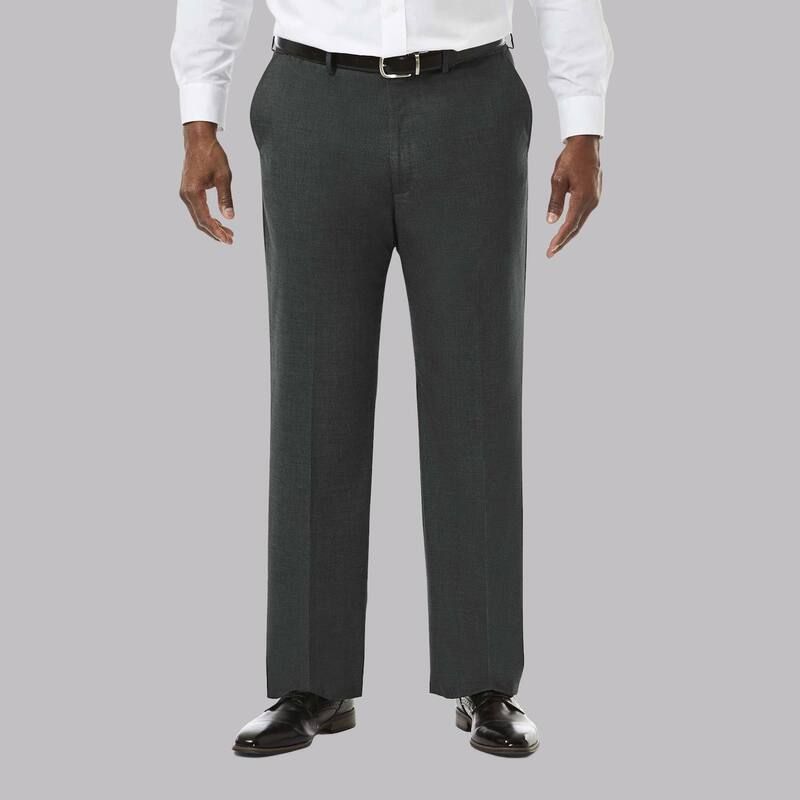 ハガー メンズ ボトムス カジュアルパンツ トール Big Tall JM Haggar Premium ClassicFit Sharkskin Stretch FlatFront Suit Pan