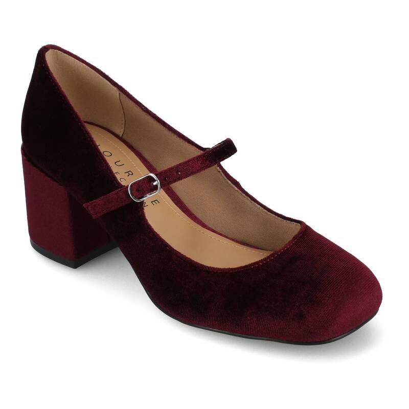ジュルネ コレクション レディース シューズ パンプス ヒール Journee Collection Tru Comfort Foam Okenna Womens Heels Wine ワイン