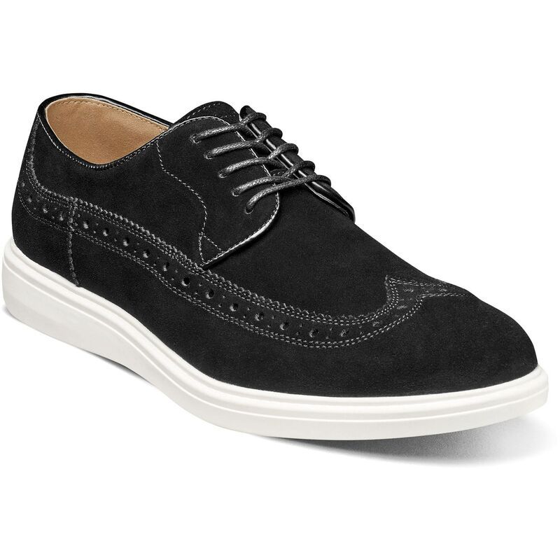 ステイシーアダムス メンズ シューズ オックスフォード ウィングチップ Stacy Adams Trudell Mens Wingtip Oxfords Black ブラック