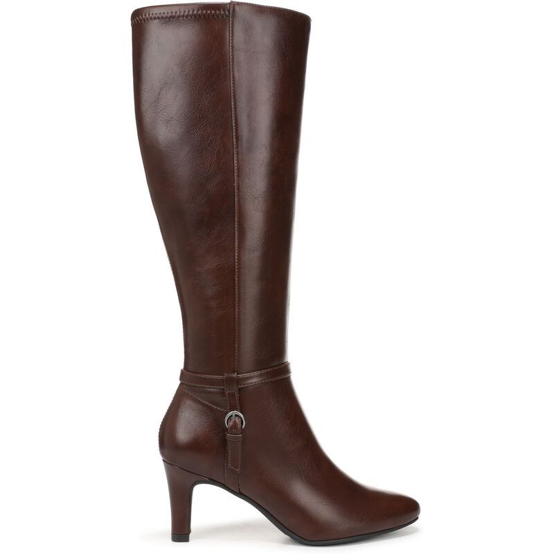 ライフストライド レディース シューズ ブーツ・レインブーツ レザー フェイクレザー LifeStride Galant Womens Faux Leather Zip KneeHigh Boots ライフストライド レディース シューズ ブーツ・レインブーツ レザー フェイクレザー LifeStride Galant Womens Faux Leather Zip KneeHigh Boots