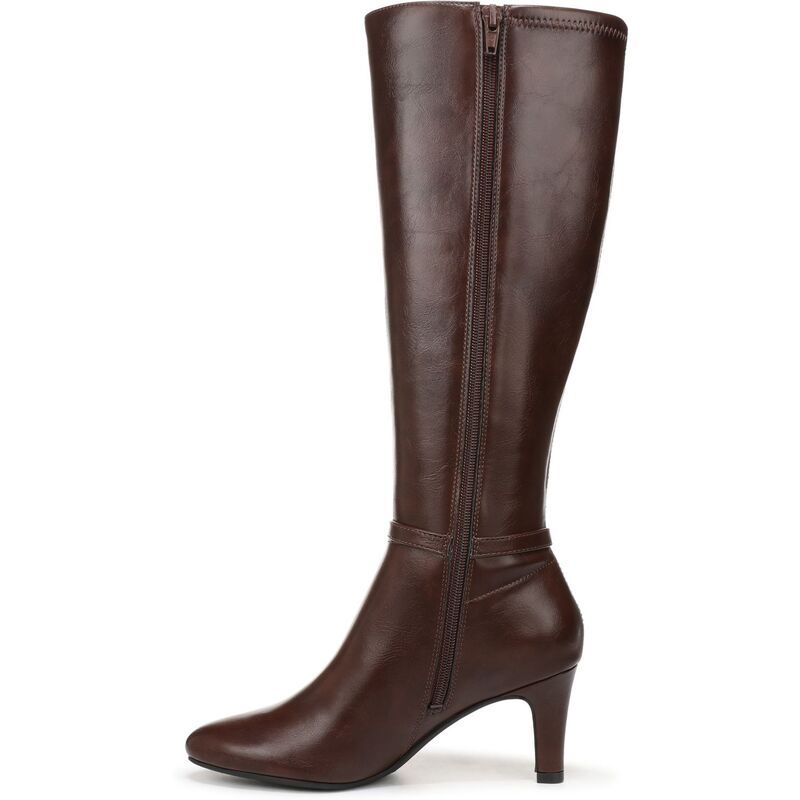 ライフストライド レディース シューズ ブーツ・レインブーツ レザー フェイクレザー LifeStride Galant Womens Faux Leather Zip KneeHigh Boots ライフストライド レディース シューズ ブーツ・レインブーツ レザー フェイクレザー LifeStride Galant Womens Faux Leather Zip KneeHigh Boots