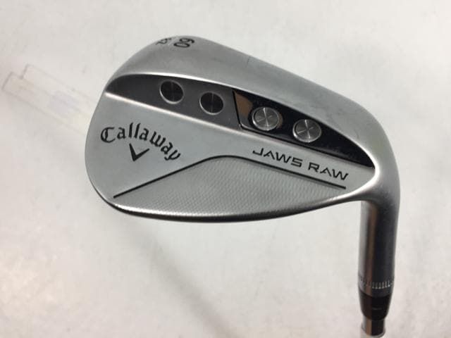 返品OK 【中古ゴルフクラブ】キャロウェイ JAWS RAW ウェッジ クロム 60Z-08 (USA仕様) 2022 D/G スピナー 115 SW