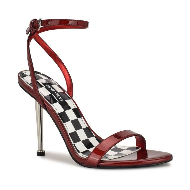 ナインウェスト レディース シューズ パンプス サンダル Nine West Reina 03 Womens Dressandals Red Metallic レッド