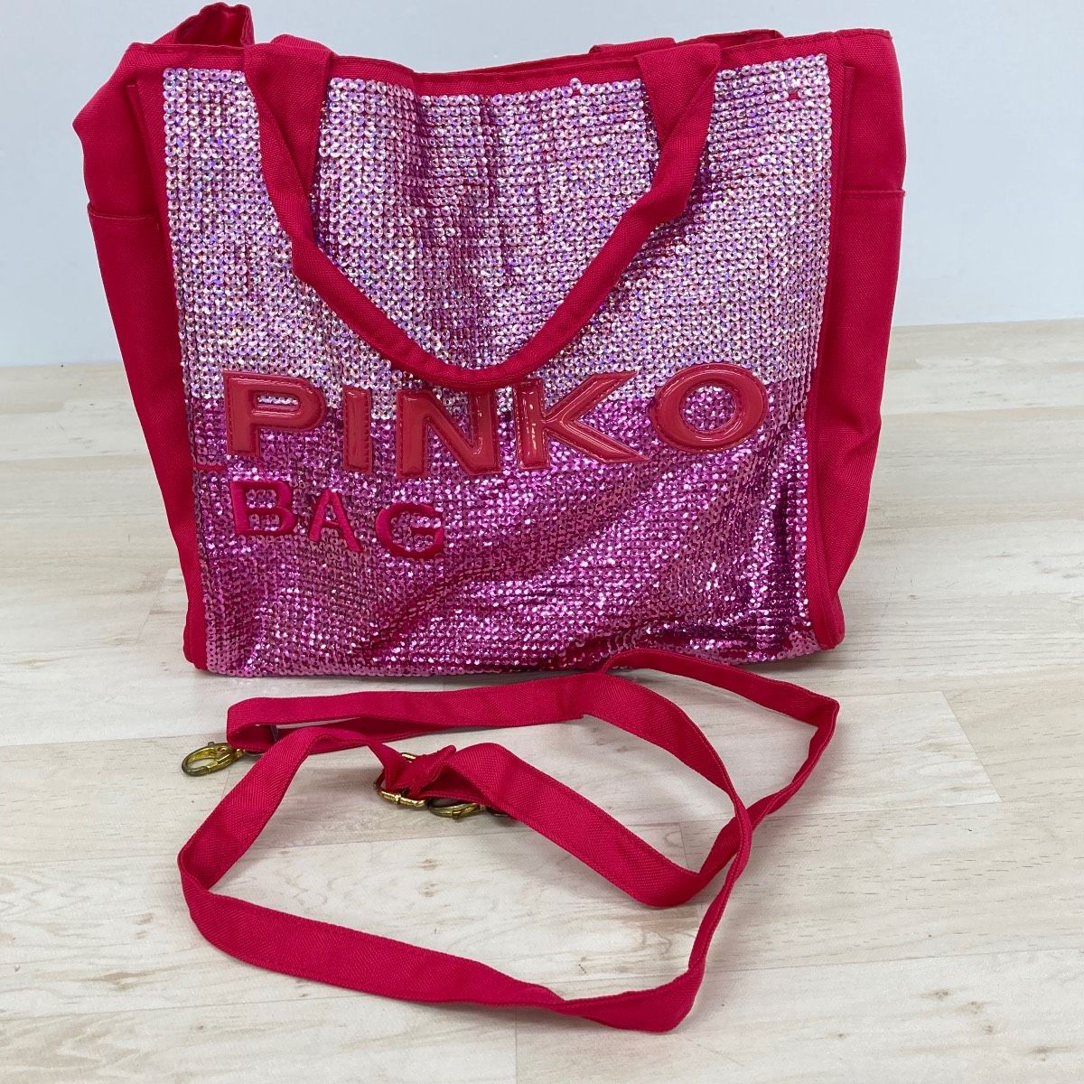 美品 PINKO BAG/ピンコ 2way トートバッグ/ショルダーバッグ 