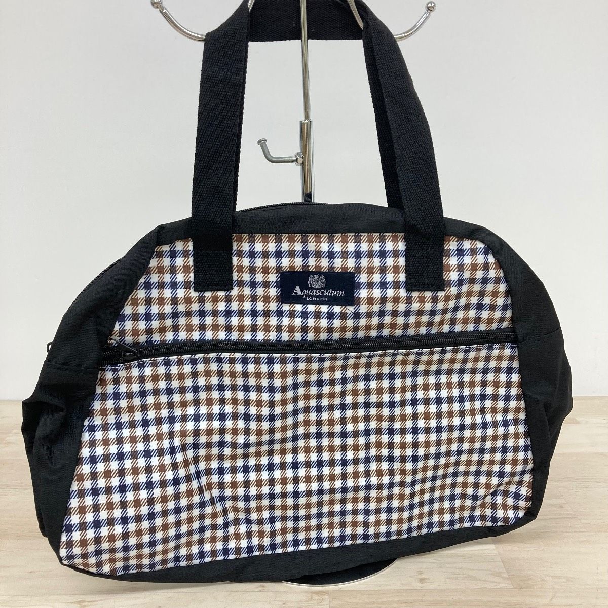 美品 Aquascutum/アクアスキュータム ボストンバッグ/ハンドバッグ