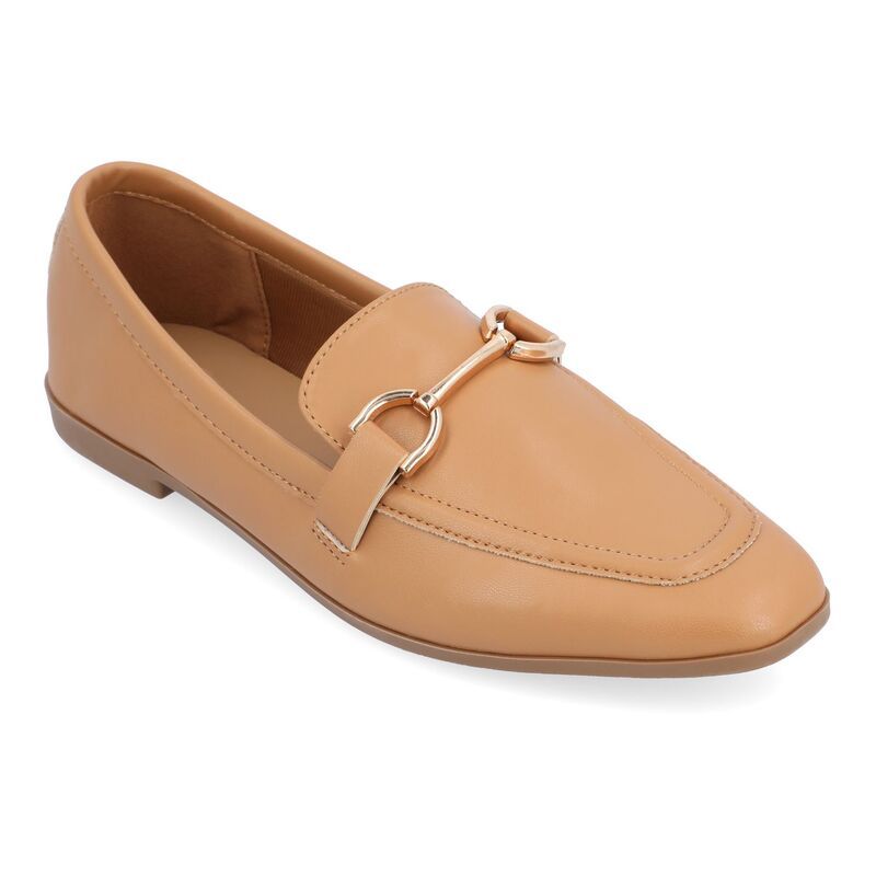 ジャーニー レディース シューズ スリッポン・ローファー Journee Mizza Womens Loafers Tan タン