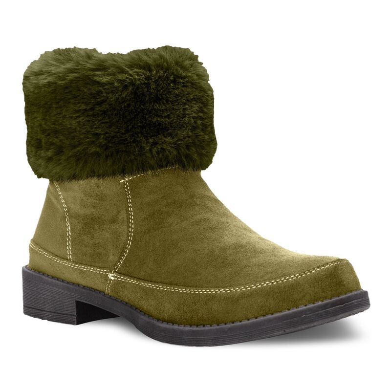 プロペット レディース シューズ ブーツ・レインブーツ アンクル Propetabitha Womens Faux Fur Ankle Boots Olive オリーブ
