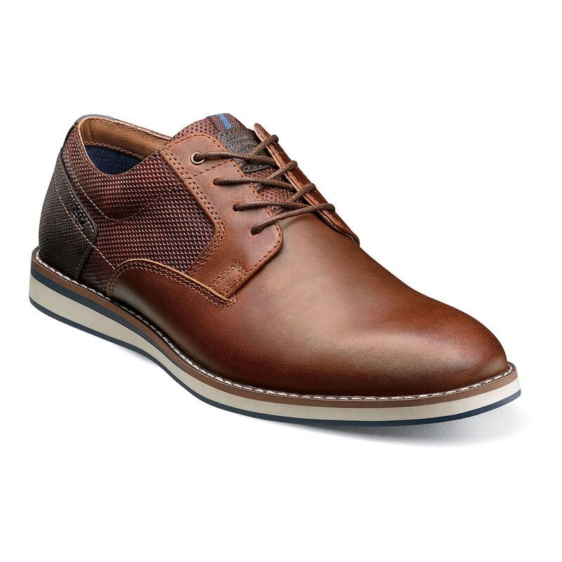ノンブッシュ メンズ シューズ オックスフォード Nunn BushR Circuit Mens Plain Toe Oxford Shoes Brandy